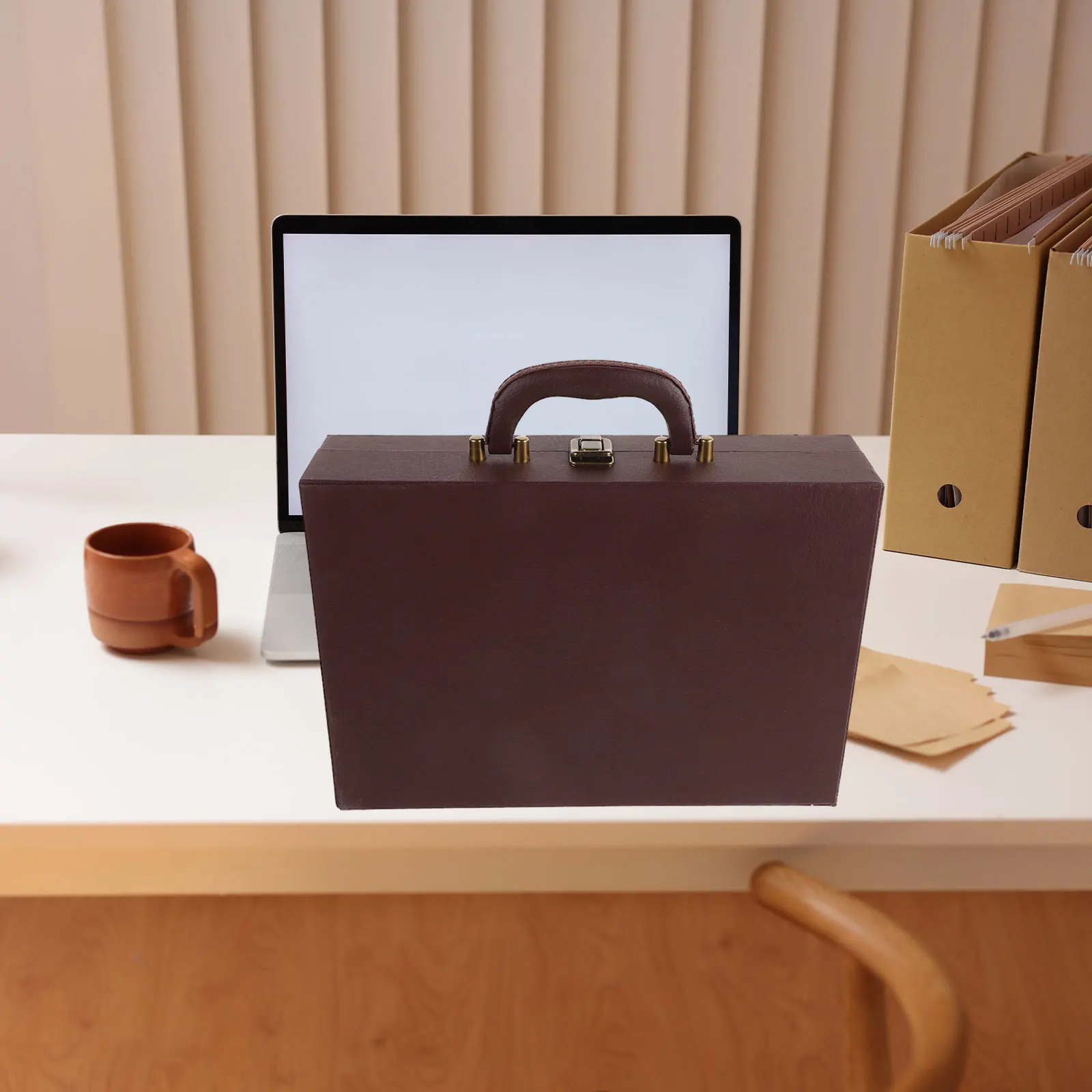 Portable Storage Box for Home Handheld Document Case Multifunctional File Organizer Real Agent Supply Household Sundries
Portable Storage Box for Home Handheld Document Case Multifunctional File Organizer Real Agent Supply Household Sundries