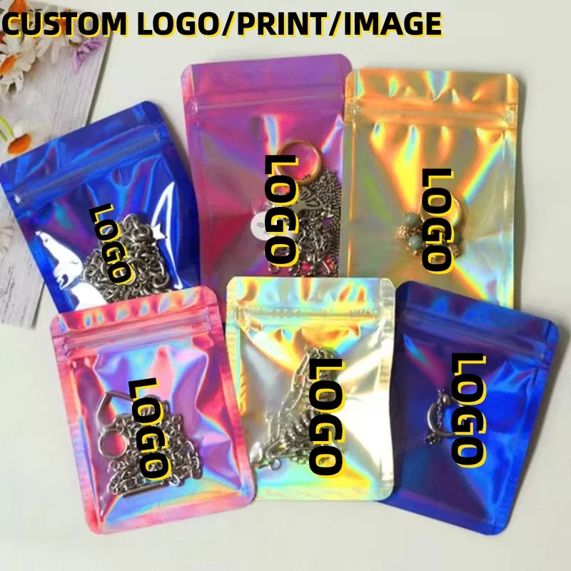 200PCS Holographic Resealable Flat Pouches Gift Bags for Jewelry Wedding Favors Christmas Decor Beauty Chains DIY Storage
200PCS Holographic Resealable Flat Pouches Gift Bags for Jewelry Wedding Favors Christmas Decor Beauty Chains DIY Storage