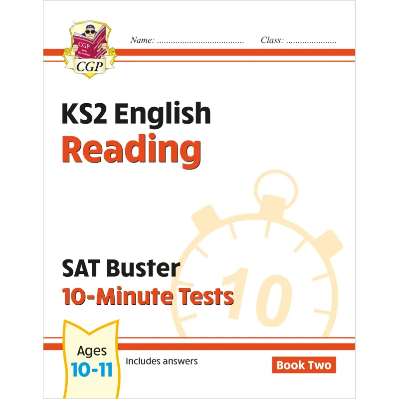 KS2 English SAT Buster 10Minute Tests Reading Book 2 For The 2025 Tests CGP Books Coordination Group Publications 9781782944799
KS2 English SAT Buster 10Minute Tests Reading Book 2 For The 2025 Tests CGP Books Coordination Group Publications 9781782944799