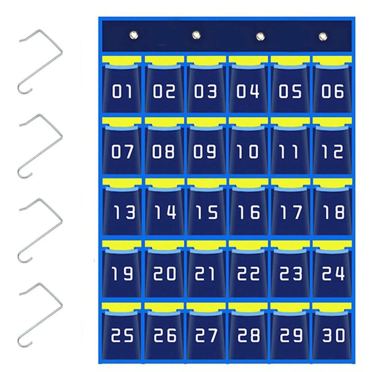CYL-Numbered Pocket Chart Cell Phone Hanging Organizer Hanging Storage Bag for Classroom Mobile Phone Holders (30 Pockets)
CYL-Numbered Pocket Chart Cell Phone Hanging Organizer Hanging Storage Bag for Classroom Mobile Phone Holders (30 Pockets)