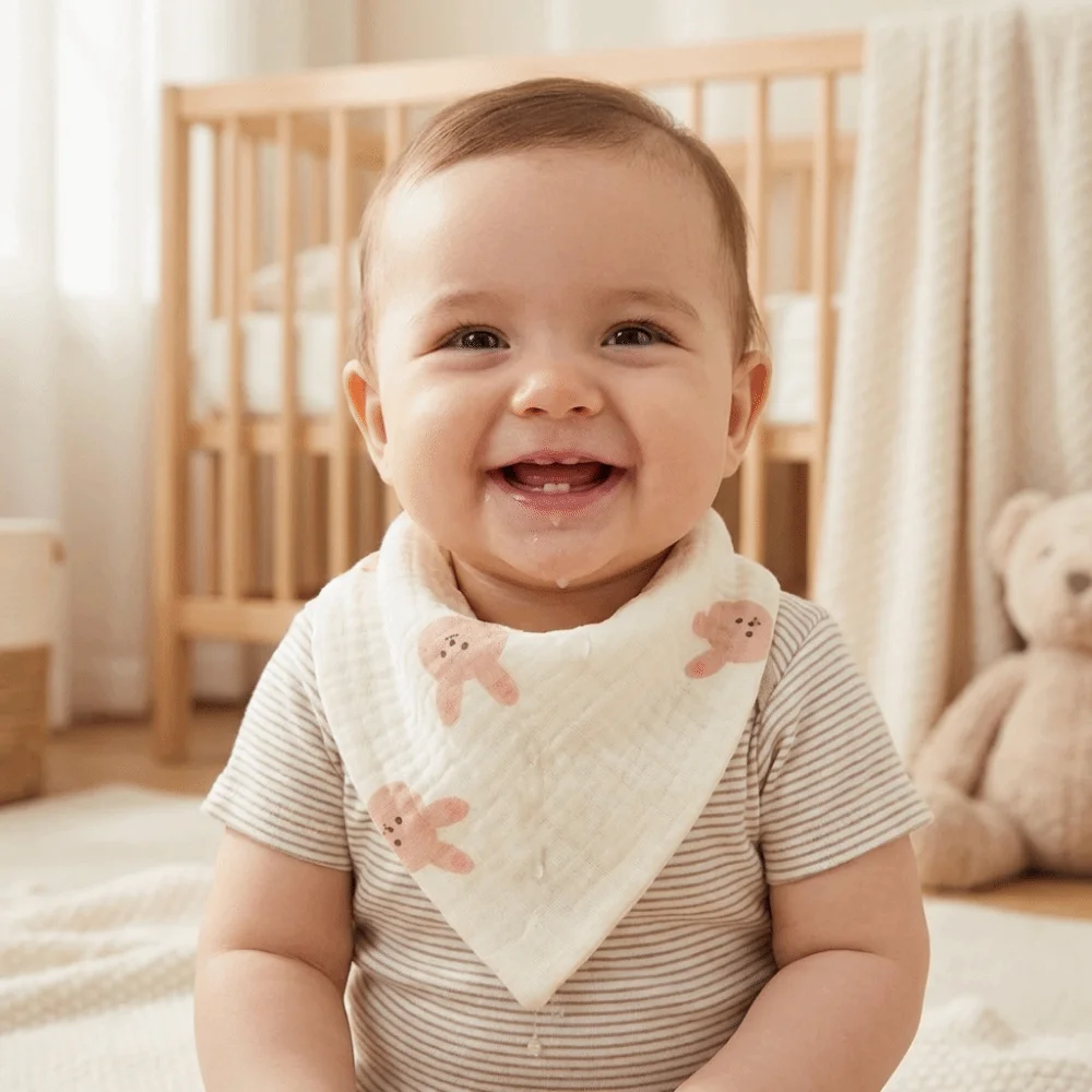 Skin-Friendly Soft Baby Bibs High Absorb Cotton Newborn Drooling Bib Solid Color Button Closure Burp Cloth Infant Feeding
Skin-Friendly Soft Baby Bibs High Absorb Cotton Newborn Drooling Bib Solid Color Button Closure Burp Cloth Infant Feeding