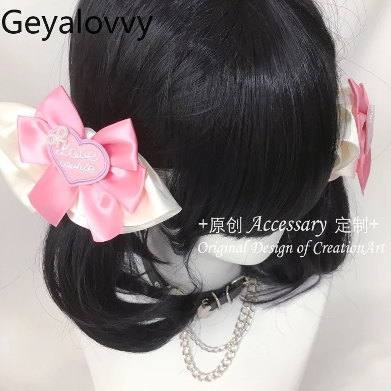 Lolita Style Vintage Japanese Candy Color Bow Hairclip Sweet Double Clip New Headwear Fashion Cute Girl Hair Accessoires
Lolita Style Vintage Japanese Candy Color Bow Hairclip Sweet Double Clip New Headwear Fashion Cute Girl Hair Accessoires