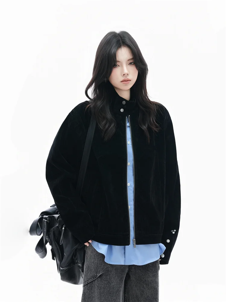 Bla Suede Jaet Men's Loose Comfortable ort Outerwear American Retro Sle Autumn Season Faionable Youth Polyester Fiber
Bla Suede Jaet Men's Loose Comfortable ort Outerwear American Retro Sle Autumn Season Faionable Youth Polyester Fiber