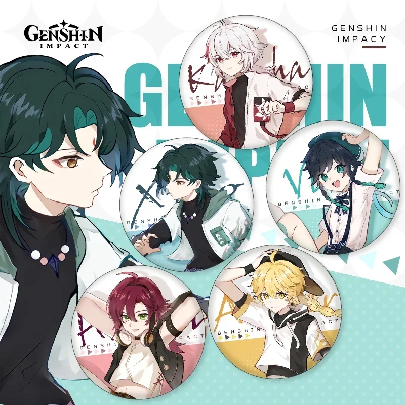 Game Genshin Impact Venti Xiao Kaedehara Kazuha Aether Discworld teen Series Cosplay Cartoon Badge 58mm Frosted star flash
Game Genshin Impact Venti Xiao Kaedehara Kazuha Aether Discworld teen Series Cosplay Cartoon Badge 58mm Frosted star flash
