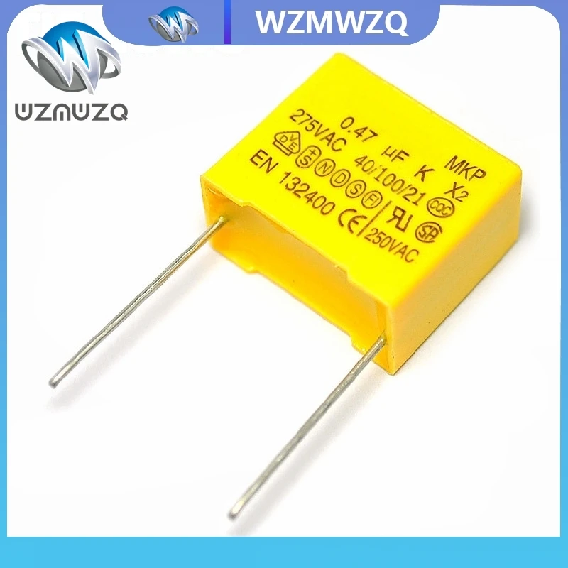 10 шт. 470 нФ конденсатор X2 конденсатор 275 В переменного тока шаг 15 мм X2 полипропиленовый пленочный конденсатор 0,47 мкФ
10 шт. 470 нФ конденсатор X2 конденсатор 275 В переменного тока шаг 15 мм X2 полипропиленовый пленочный конденсатор 0,47 мкФ