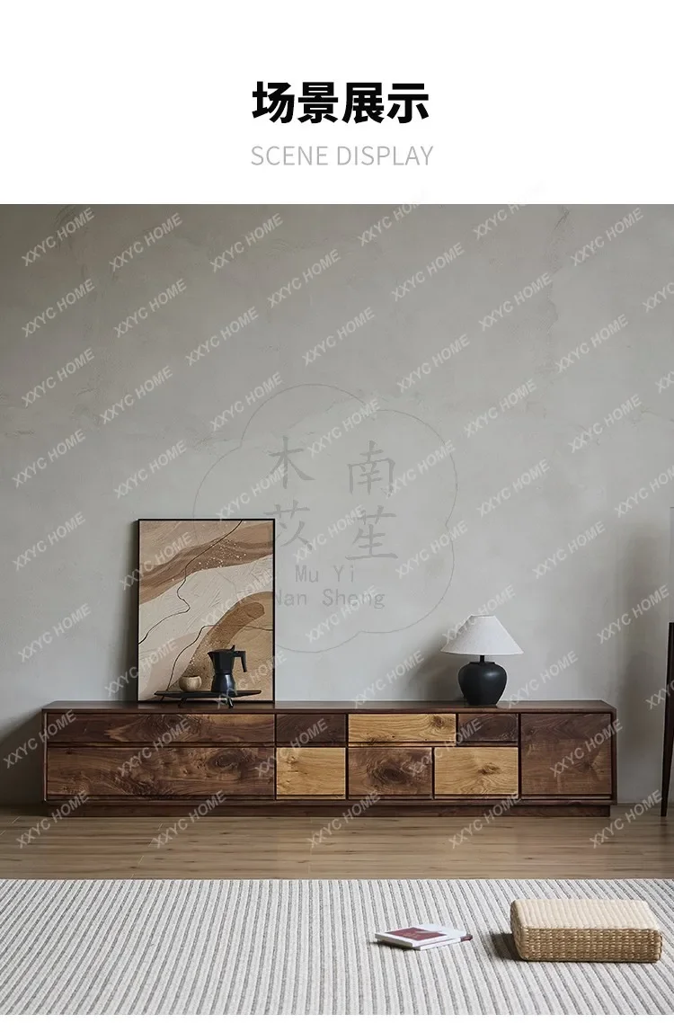 YYSolid wood floor-to-ceiling TV simple bucket cabinet wabi sandy wind storage
YYSolid wood floor-to-ceiling TV simple bucket cabinet wabi sandy wind storage