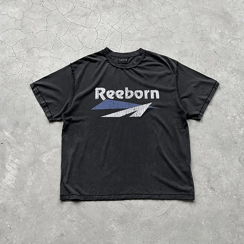 Motorcycle Summer New Trendy Brand Letter Printed Loose Short-Sleeved Men and Women Couple Style Washed Pure Cotton
Motorcycle Summer New Trendy Brand Letter Printed Loose Short-Sleeved Men and Women Couple Style Washed Pure Cotton