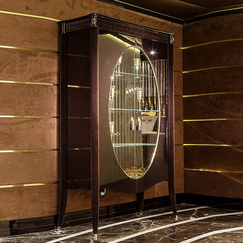 Light luxury cabinet, fashionable atmosphere, Internet celebrity snack cabinet, double door red wine cabinet
Light luxury cabinet, fashionable atmosphere, Internet celebrity snack cabinet, double door red wine cabinet