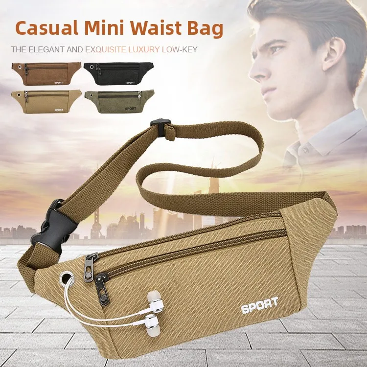 Мужская поясная сумка для телефона, водонепроницаемая, износостойкая, из холщовой ткани с заклепками, для весенних прогулок, велопрогулок, деловых поездок, пластиковая сумка
Мужская поясная сумка для телефона, водонепроницаемая, износостойкая, из холщовой ткани с заклепками, для весенних прогулок, велопрогулок, деловых поездок, пластиковая сумка