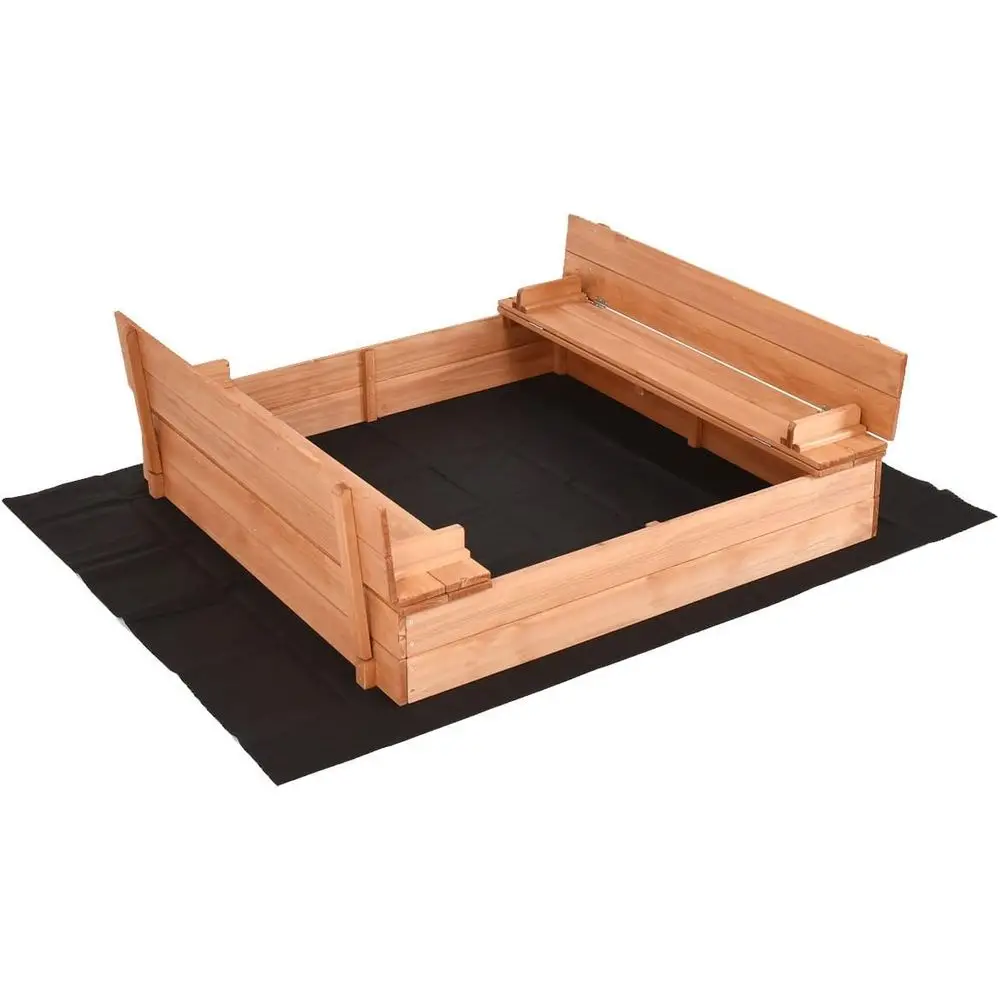 47" ir Wood oldable Kids Sandbox Bottomlw/ Bench Seat
47" ir Wood oldable Kids Sandbox Bottomlw/ Bench Seat