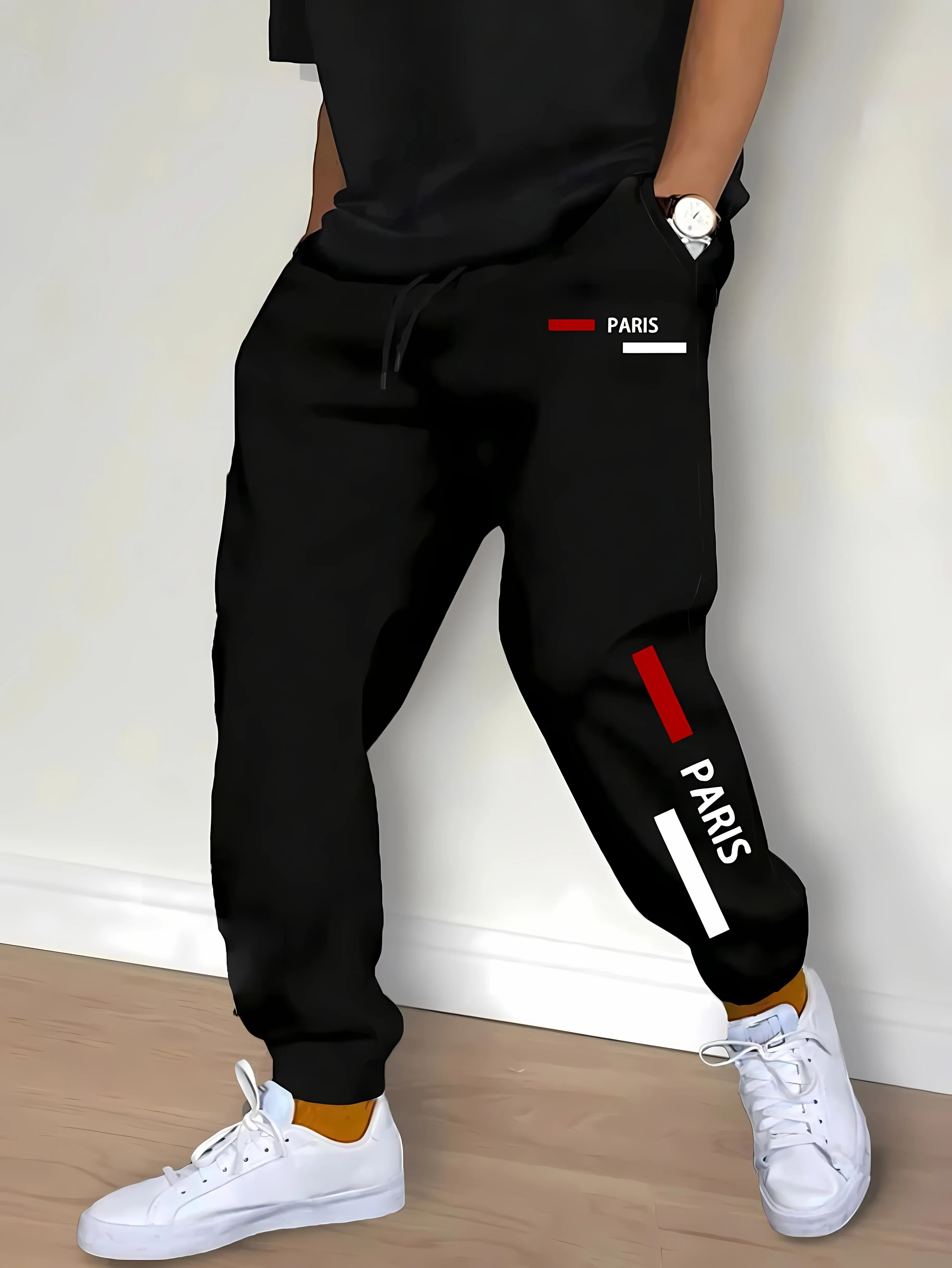 The new men's trousers for Spring and Autumn 2025 are casual fashionable soft comfortable and simple with 3D letter prints 
The new men's trousers for Spring and Autumn 2025 are casual fashionable soft comfortable and simple with 3D letter prints