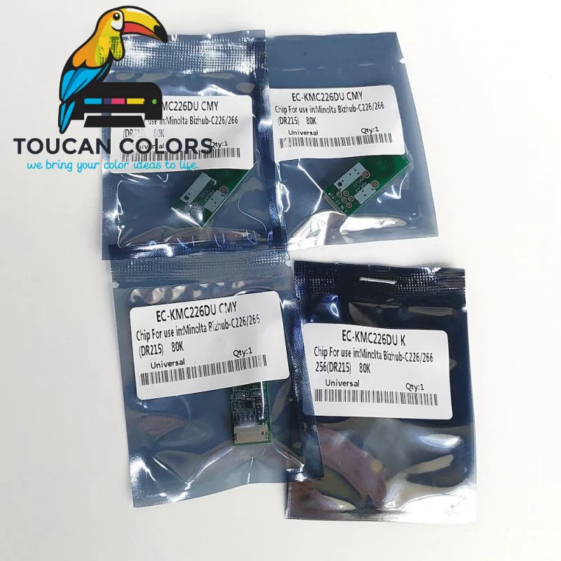 ToucanPrinter Developer Reset Chip Drum Chip BK for Konica Minolta Bizhub C226 C266 C227 C287 C367 CMYK Drum Chip DR215 DR214
ToucanPrinter Developer Reset Chip Drum Chip BK for Konica Minolta Bizhub C226 C266 C227 C287 C367 CMYK Drum Chip DR215 DR214