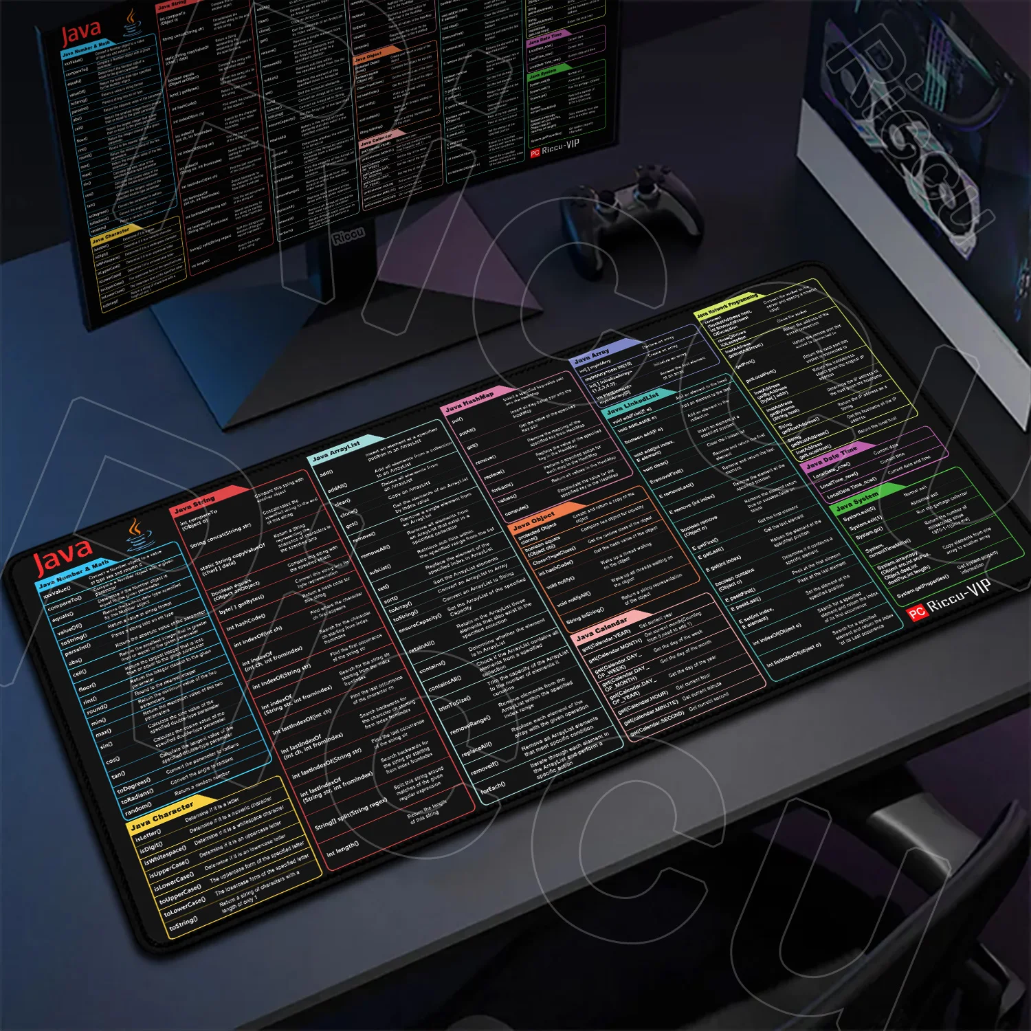 Riccu Java Programing Mouse Pad Xxl Office Extended Shortcuts Keyboard Carpet Cheat Sheet Non-Slip Deskmat for Software Engineer
Riccu Java Programing Mouse Pad Xxl Office Extended Shortcuts Keyboard Carpet Cheat Sheet Non-Slip Deskmat for Software Engineer