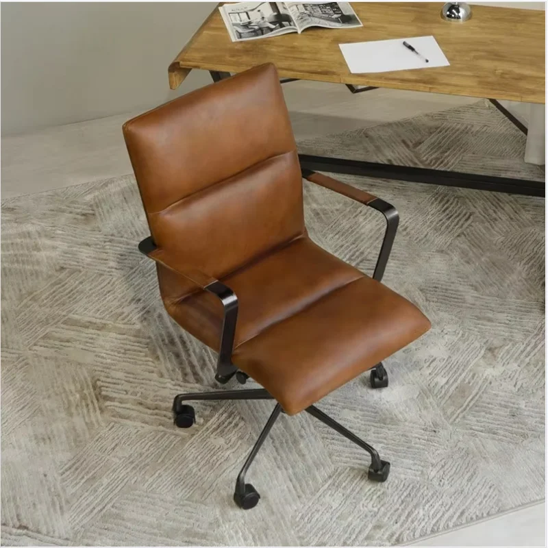High Back Swivel Office Chair Explosion-Proof Ergonomic Lumbar Support Five-Star Base Armrests Comfortable Long-Time
High Back Swivel Office Chair Explosion-Proof Ergonomic Lumbar Support Five-Star Base Armrests Comfortable Long-Time