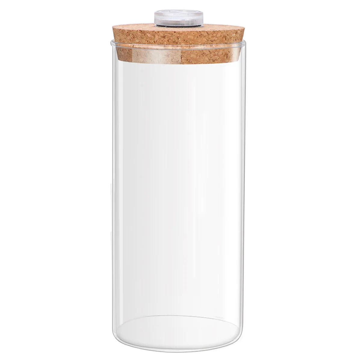 Eco-bottle 8x18cm Cylindrical Glass Terrarium Landscape Bottle with LED Light for Home Office Decor Modern Simple Design
Eco-bottle 8x18cm Cylindrical Glass Terrarium Landscape Bottle with LED Light for Home Office Decor Modern Simple Design