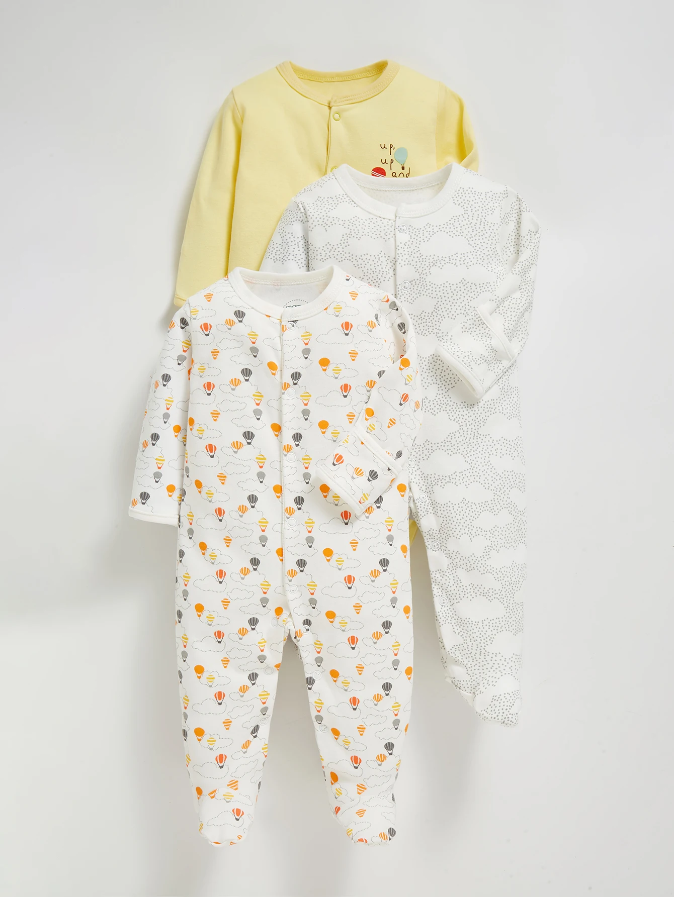 Best Seller! 3 in 1 Baby Footed Pajamas Set - Long Sleeve Cotton Rompers with Non-Slip Soles | 3 Colors Unisex Infant Clothes
Best Seller! 3 in 1 Baby Footed Pajamas Set - Long Sleeve Cotton Rompers with Non-Slip Soles | 3 Colors Unisex Infant Clothes