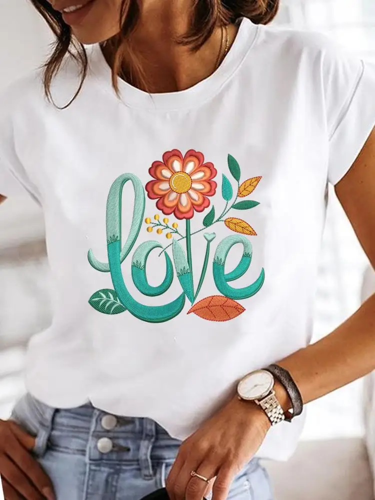 Flower Watercolor Trend 90s Clothing Women Merry Christmas Short Sleeve Graphic Tee Sweet Top O-neck T Fashion Print T-shirts
Flower Watercolor Trend 90s Clothing Women Merry Christmas Short Sleeve Graphic Tee Sweet Top O-neck T Fashion Print T-shirts