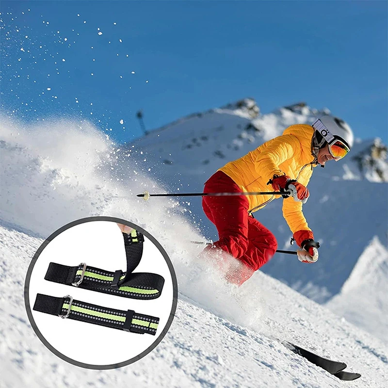 Outdoor Skis Fixing Band Ski Brake Retainer Skiing Straps Skijoring Skis Fixing Band Wrap Snowboarding Straps Sled Ski Accessary
Outdoor Skis Fixing Band Ski Brake Retainer Skiing Straps Skijoring Skis Fixing Band Wrap Snowboarding Straps Sled Ski Accessary