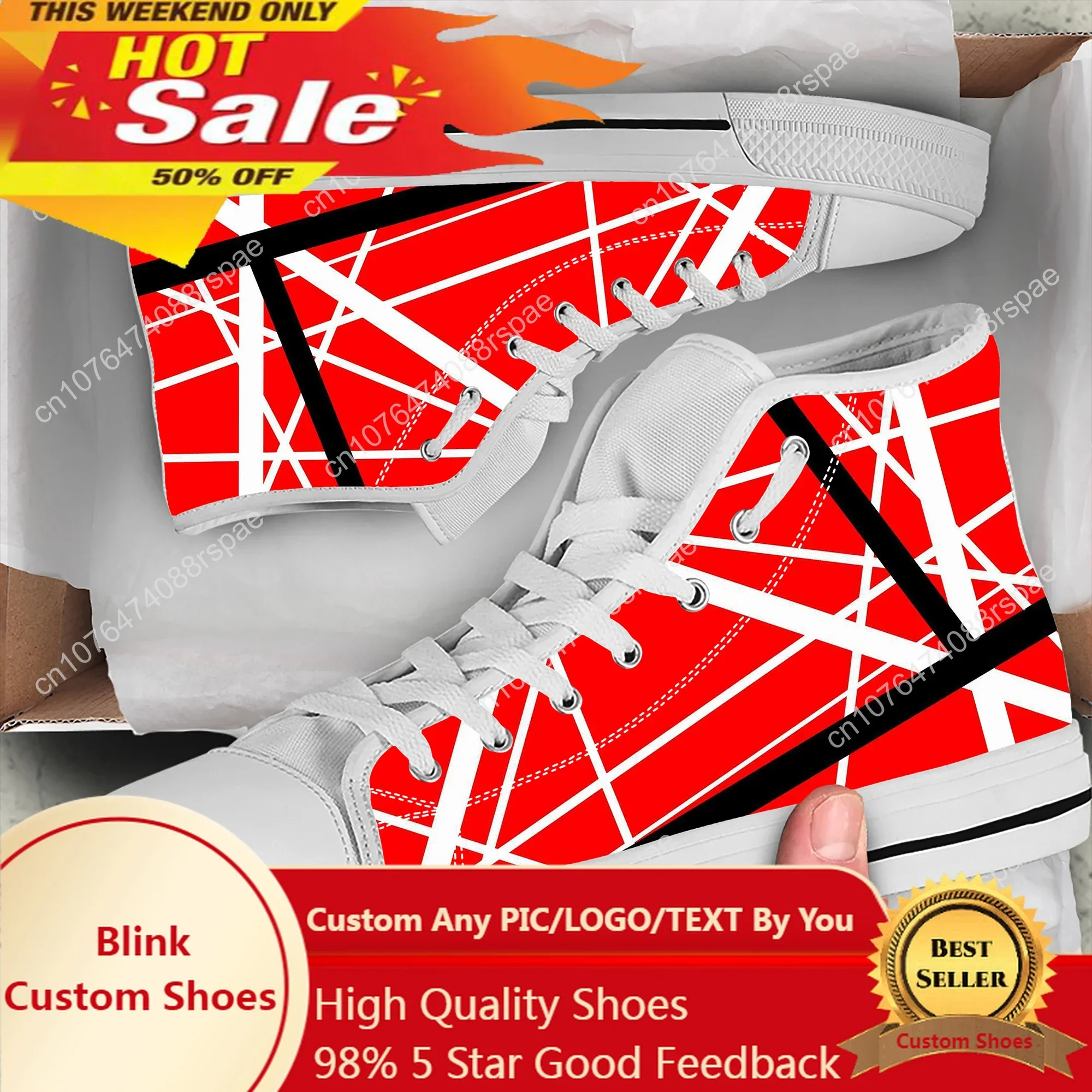 Van EVH 5150 STRIPES Halen Harajuku Lightweight High Top Canvas Shoes Men Women Casual Breathable Sneakers Sneakers Casual Shoes
Van EVH 5150 STRIPES Halen Harajuku Lightweight High Top Canvas Shoes Men Women Casual Breathable Sneakers Sneakers Casual Shoes