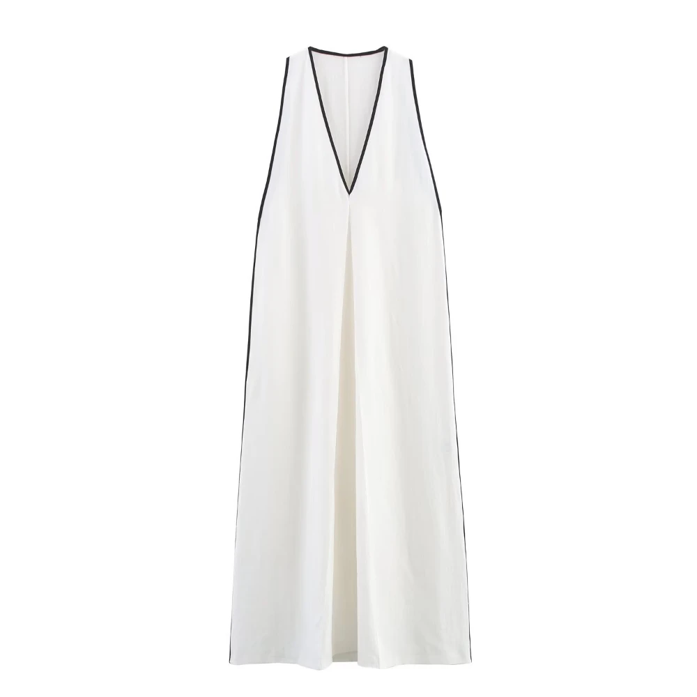 Dot Suspender Long Dress Women's Sexy Deep V Neck Lace Splice Elegant Dress Vacation Slim Dresses 2025 Summer NewColor blocking
Dot Suspender Long Dress Women's Sexy Deep V Neck Lace Splice Elegant Dress Vacation Slim Dresses 2025 Summer NewColor blocking