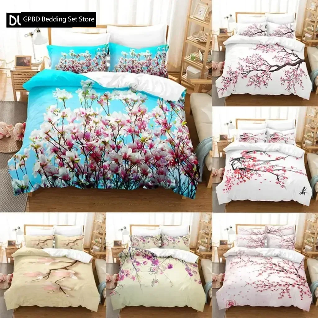 Floral Duvet Cover Sets Double Bed Scenic Quilt Cover Single Bed Queen Bedding Set With Pillowcase Polyester
Floral Duvet Cover Sets Double Bed Scenic Quilt Cover Single Bed Queen Bedding Set With Pillowcase Polyester