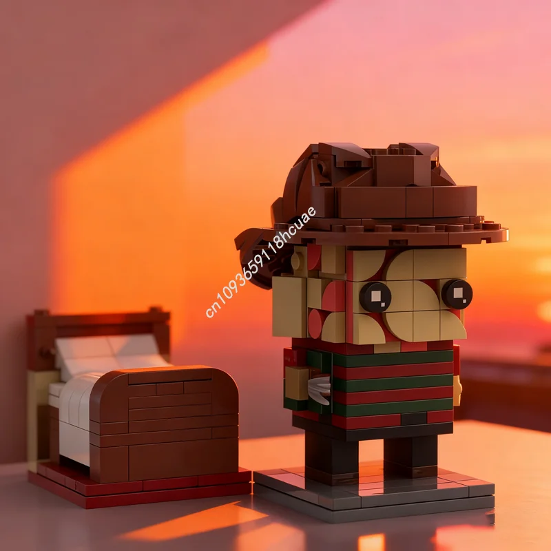 357pcs MOC Freddy Krueger Brickheadz Brickheadzed Model Building Christmas Gift Blocks Toy DIY Creative Brick Birthday
357pcs MOC Freddy Krueger Brickheadz Brickheadzed Model Building Christmas Gift Blocks Toy DIY Creative Brick Birthday