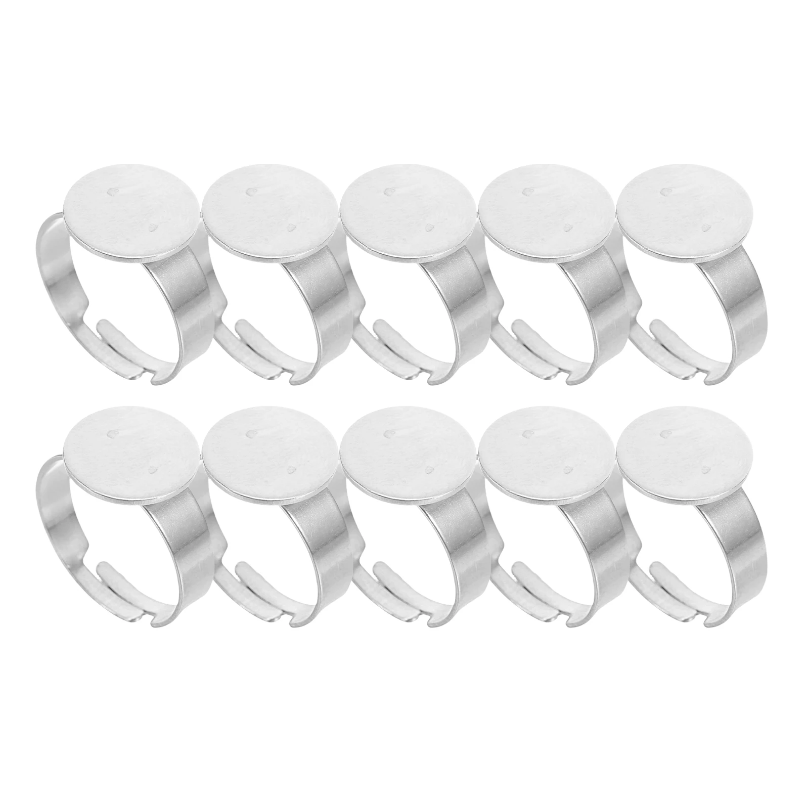20 Pcs Stainless Steel Ring Tray Base Jewelry Bezel Suite Bases Adjustable Setting Miss
20 Pcs Stainless Steel Ring Tray Base Jewelry Bezel Suite Bases Adjustable Setting Miss