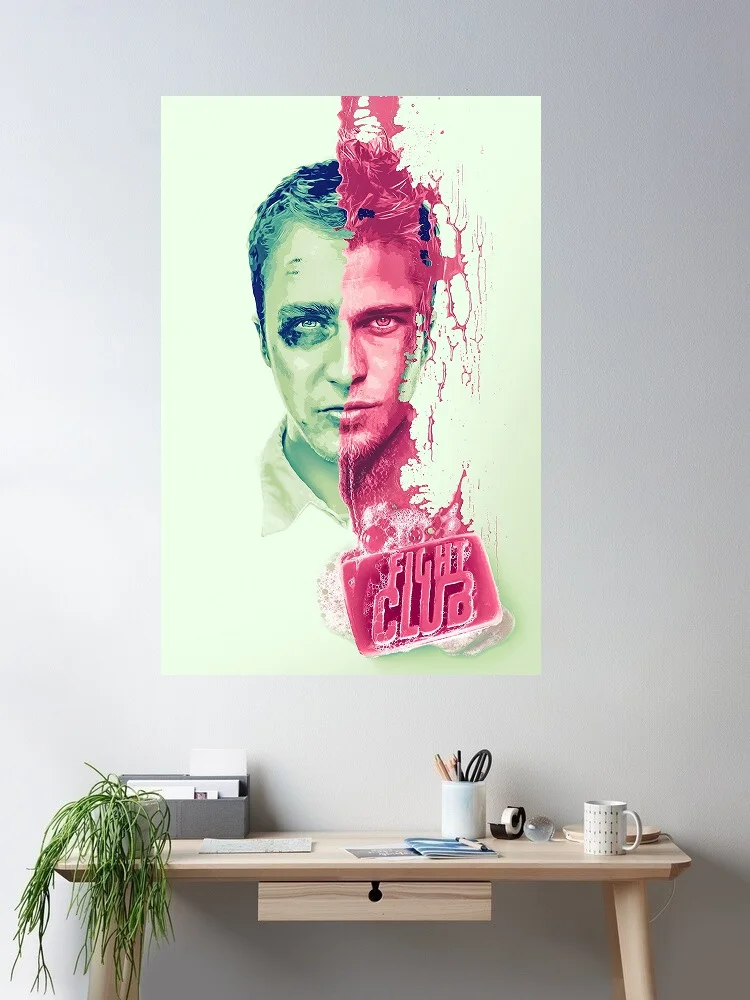 Fight Club Movie Art Print Canvas Poster, Living Room Decor, Home Wall Picture
Fight Club Movie Art Print Canvas Poster, Living Room Decor, Home Wall Picture