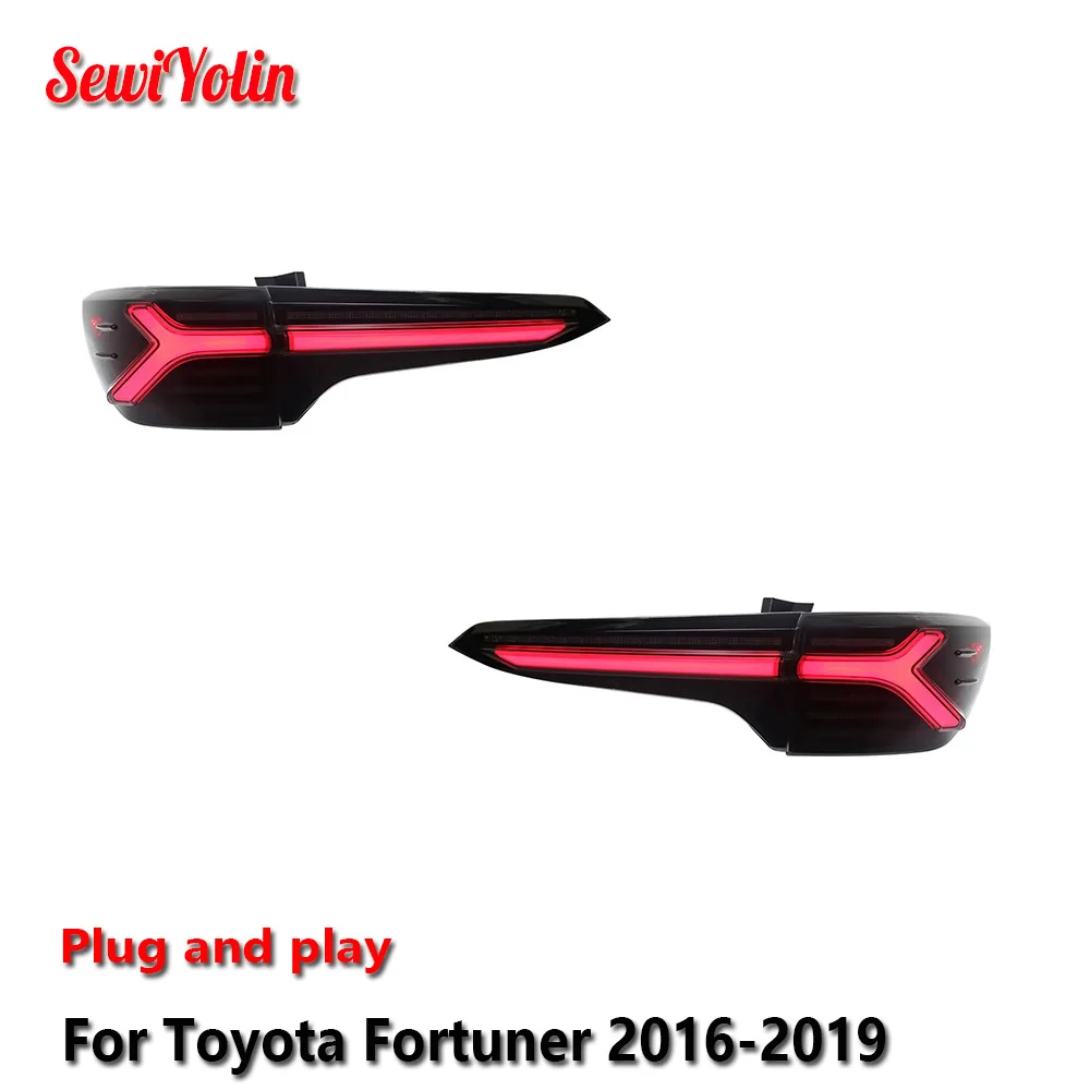 Car LED Tail Light Accessories For Toyota Fortuner 2016-2019 Auto Rear Fog DRL Brake Turn Signal Lamp Plug and Play
Car LED Tail Light Accessories For Toyota Fortuner 2016-2019 Auto Rear Fog DRL Brake Turn Signal Lamp Plug and Play