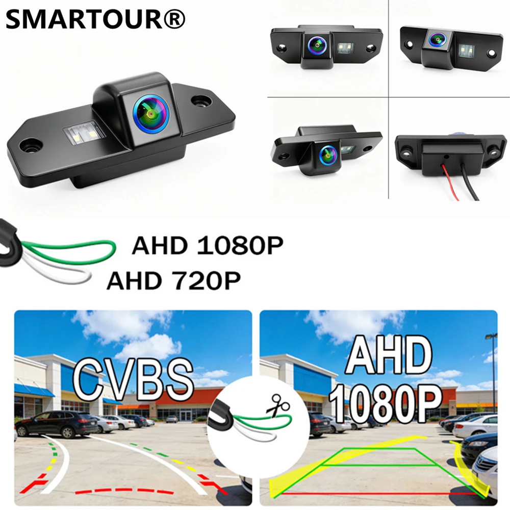 AHD 1080 Dynamic trajectory for Ford Focus 2 Sedan 2005-2011 C-Max Car Rear View Camera Backup Camera Reverse Parking Wide Angle
AHD 1080 Dynamic trajectory for Ford Focus 2 Sedan 2005-2011 C-Max Car Rear View Camera Backup Camera Reverse Parking Wide Angle