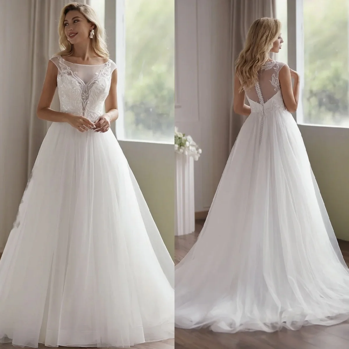 Glitter Sequins Wedding Dresses Vintage Lace Appliques Bridal Gowns Sexy Sleeveless Floor Length Customized Vestidos De Mariee
Glitter Sequins Wedding Dresses Vintage Lace Appliques Bridal Gowns Sexy Sleeveless Floor Length Customized Vestidos De Mariee