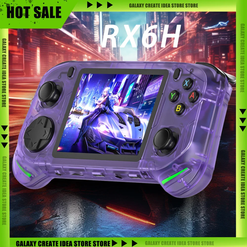RX6H Open Source Retro Handheld Video Game Console Linux System 3.5 Inch IPS Screen Portable Pocket Video Player 64GB Games
RX6H Open Source Retro Handheld Video Game Console Linux System 3.5 Inch IPS Screen Portable Pocket Video Player 64GB Games