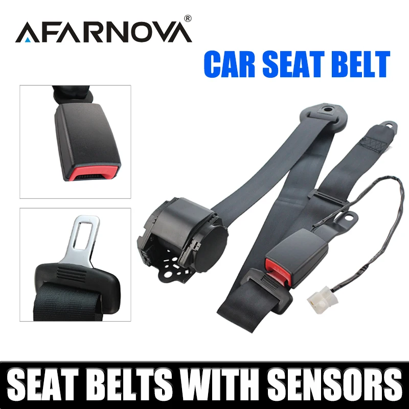 3 Points Adjustable Car Seat Belt with Alarm Sensor Black Lap Belt High Quality Retractable Safety Strap Set Auto Emergency Lock
3 Points Adjustable Car Seat Belt with Alarm Sensor Black Lap Belt High Quality Retractable Safety Strap Set Auto Emergency Lock