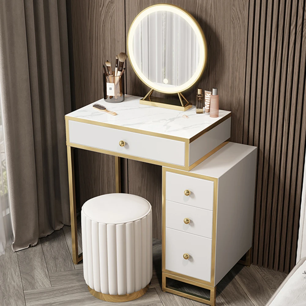 White Chair Dressing Table Extendable Women Nordic Luxury Dressing Table Mirror Bedroom Tocadores De Maquillaje Home Furniture
White Chair Dressing Table Extendable Women Nordic Luxury Dressing Table Mirror Bedroom Tocadores De Maquillaje Home Furniture