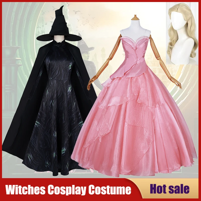 Movie Magic Wicked Glinda Witch Elphaba Cosplay Costume Carnival Halloween Party Masquerade Dress Adult Fantasy Disguise Outfit
Movie Magic Wicked Glinda Witch Elphaba Cosplay Costume Carnival Halloween Party Masquerade Dress Adult Fantasy Disguise Outfit