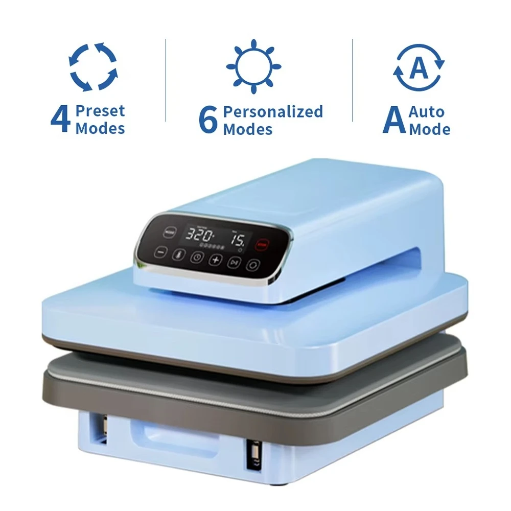 Automatic Pressure DTF Heat Press Machine, Sublimation Transfer Printer for T-Shirt & Garment Printing