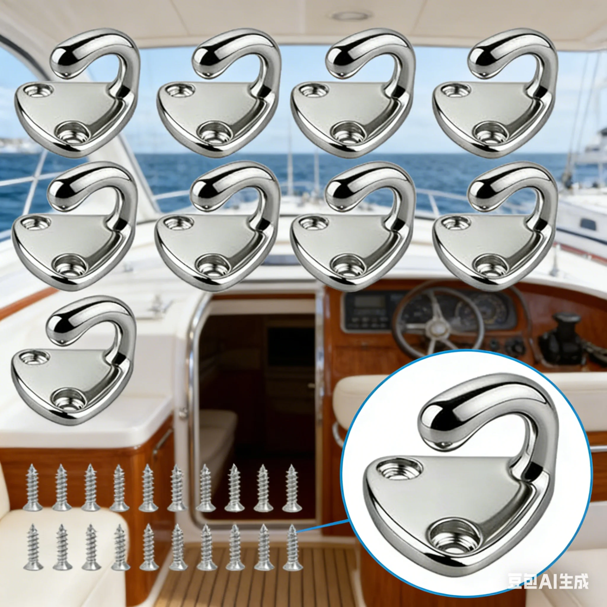 Boat Ship Fender Hook Marine Tarpaulin Hook Trailers Stainless Steel Spring Clip Fender Eye Hook Mesh Hooks Tarpaulin Attachment
Boat Ship Fender Hook Marine Tarpaulin Hook Trailers Stainless Steel Spring Clip Fender Eye Hook Mesh Hooks Tarpaulin Attachment