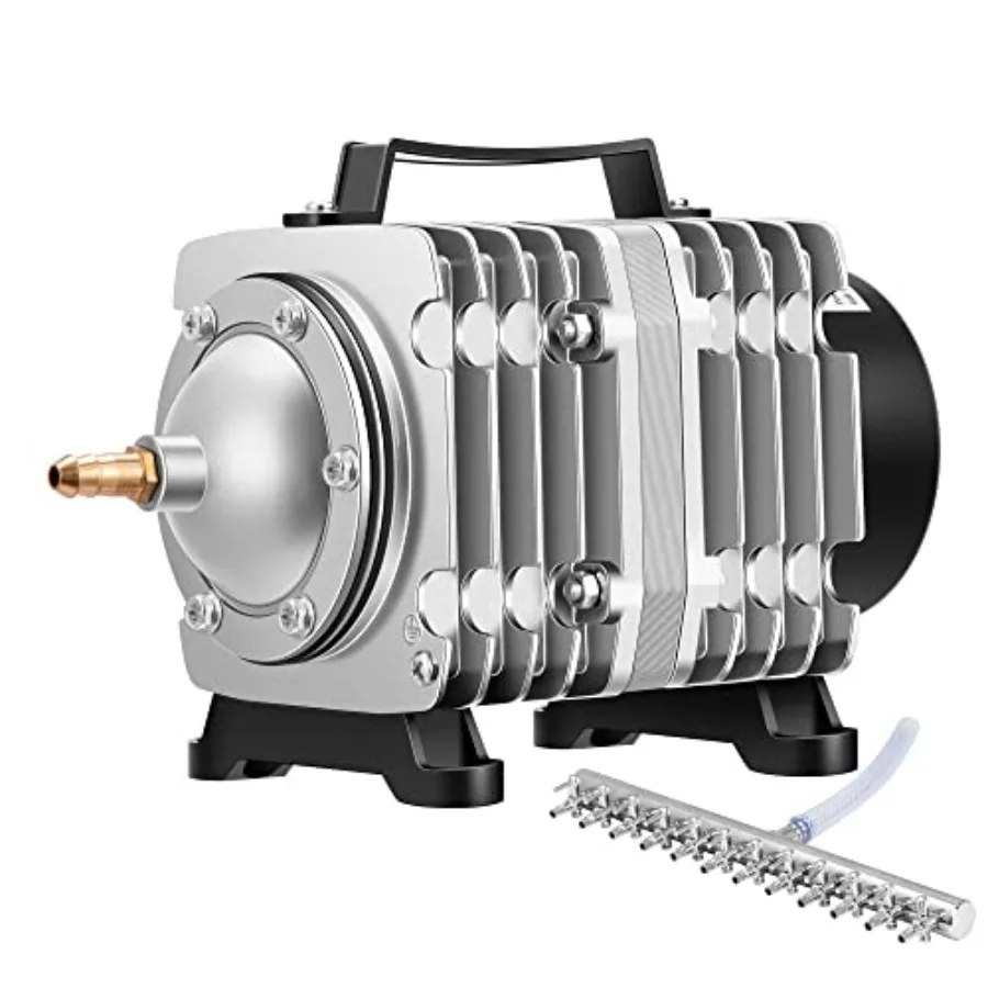 Commercial Air Pump 1427 GPH 55W 90L/min 12 Outlet for Aquarium and Hydroponic Systems
Commercial Air Pump 1427 GPH 55W 90L/min 12 Outlet for Aquarium and Hydroponic Systems