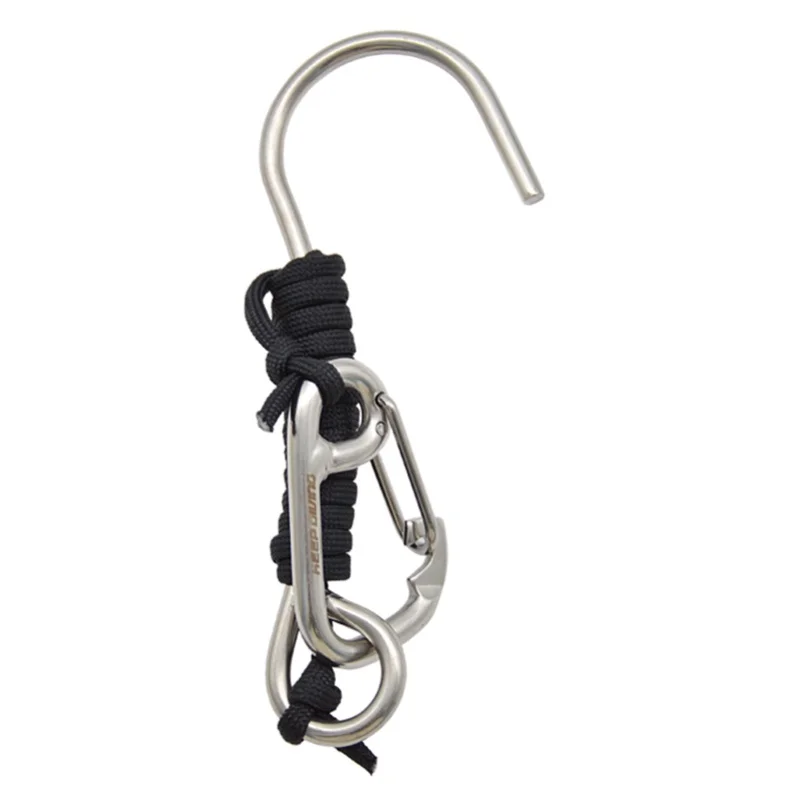 Reef Drift Hook Scuba Diving 316 Stainless Steel Reef Drift Hook With Braided Rope Lanyard
Reef Drift Hook Scuba Diving 316 Stainless Steel Reef Drift Hook With Braided Rope Lanyard