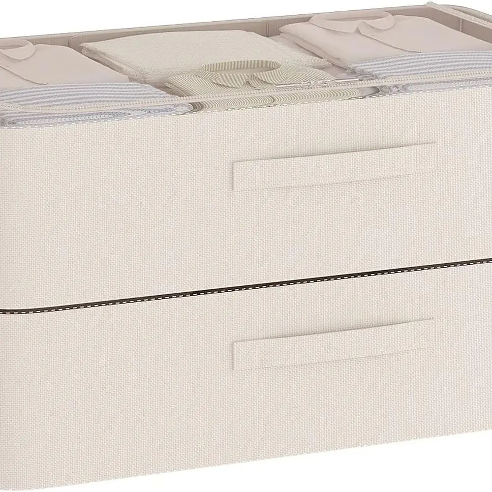 Ящики для хранения под кроватью из ткани Оксфорд — складные, штабелируемые и большой вместимости для организации одежды
Ящики для хранения под кроватью из ткани Оксфорд — складные, штабелируемые и большой вместимости для организации одежды