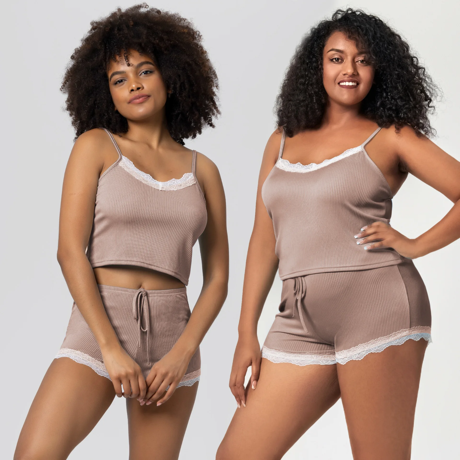 Plus Size Pajamas Women's Summer Pajamas Draping Cool Lace Side Camisole Pajamas Home Clothes Suit
Plus Size Pajamas Women's Summer Pajamas Draping Cool Lace Side Camisole Pajamas Home Clothes Suit
