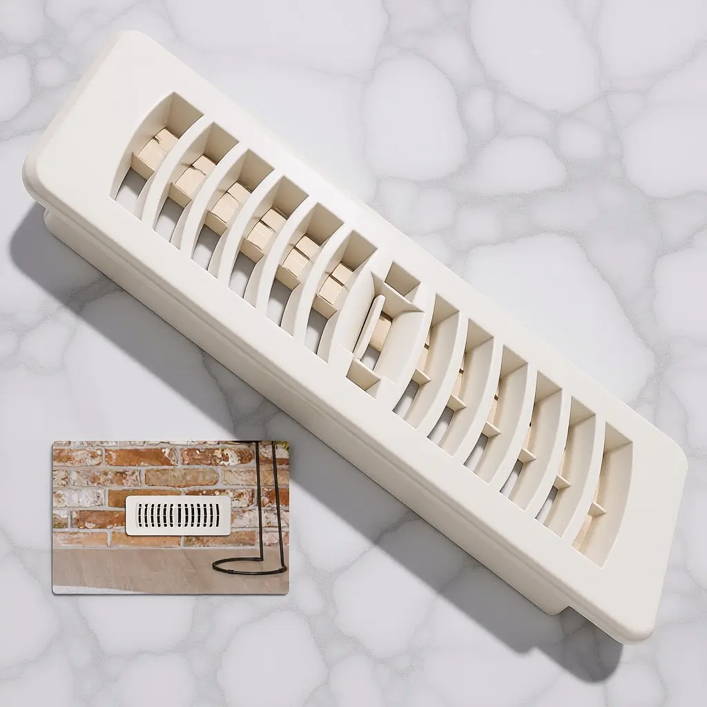 Напольная решетка для кондиционера из прочного пластика для домашнего использования, регулируемая вентиляционная решетка для эффективного возврата воздушного потока
Напольная решетка для кондиционера из прочного пластика для домашнего использования, регулируемая вентиляционная решетка для эффективного возврата воздушного потока