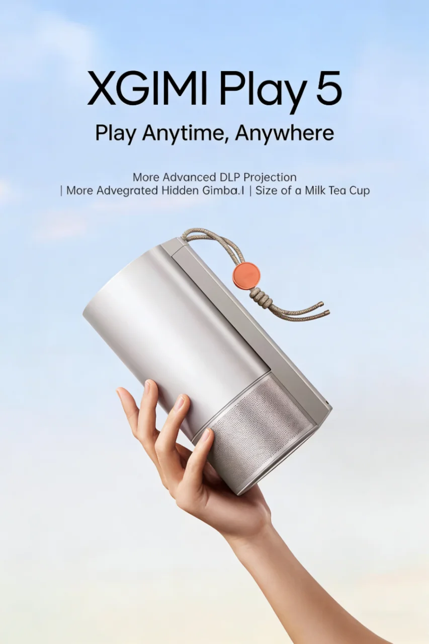 Портативный проектор XGIMI Play 5 1080P, легкий, 500 CVIA люмен, технология DLP, для дома, спальни, кемпинга
Портативный проектор XGIMI Play 5 1080P, легкий, 500 CVIA люмен, технология DLP, для дома, спальни, кемпинга