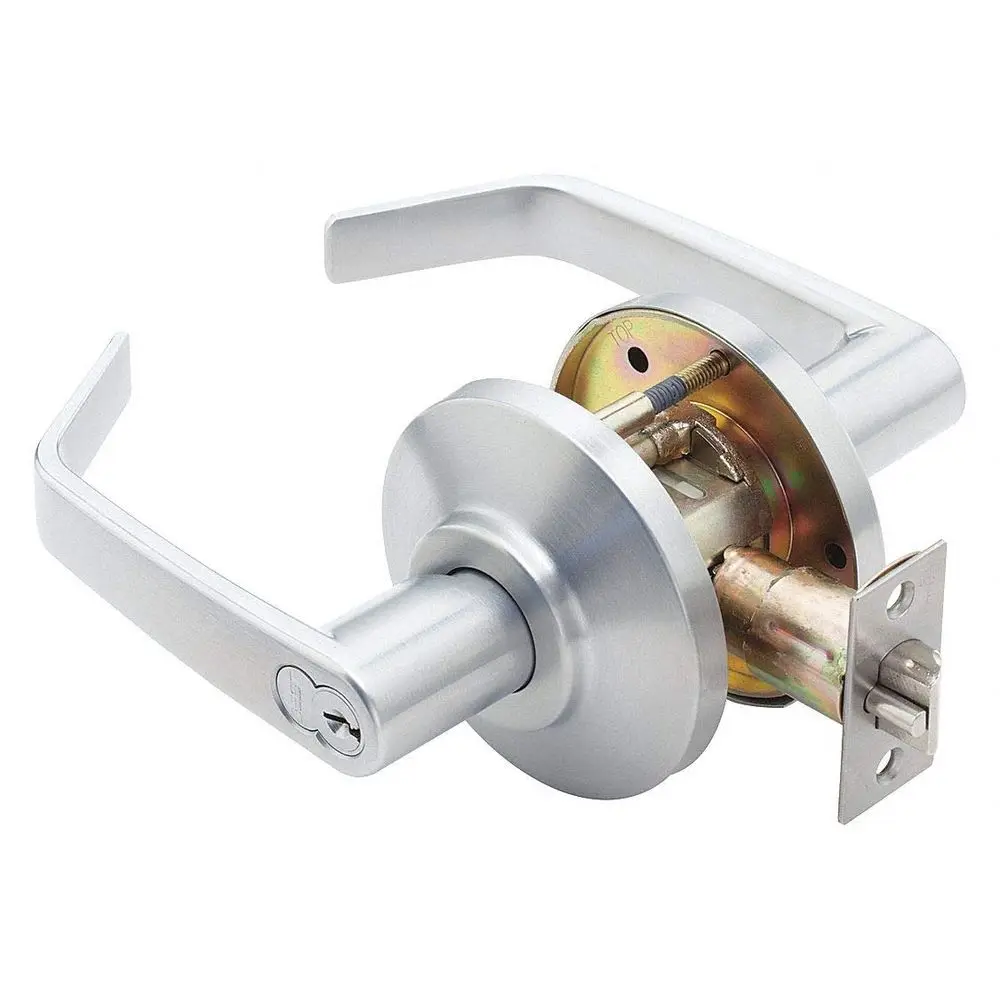 Medium Duty 37D 15D 7-Pin Contour Angle Storeroom Lockset, Satin Chrome, 2
Medium Duty 37D 15D 7-Pin Contour Angle Storeroom Lockset, Satin Chrome, 2