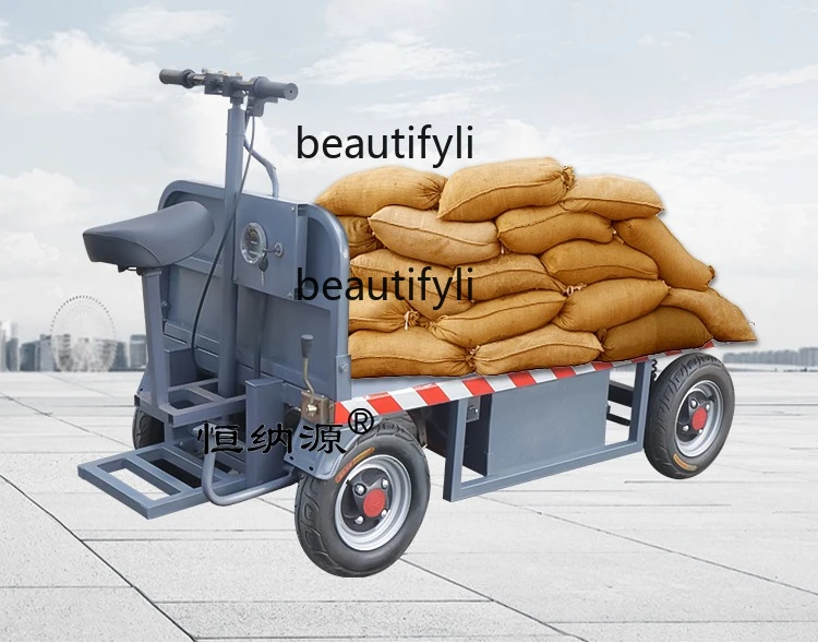 Reverse donkey electric four-wheeler pulling cargo load, electric truck station frame pulling brick cart
Reverse donkey electric four-wheeler pulling cargo load, electric truck station frame pulling brick cart