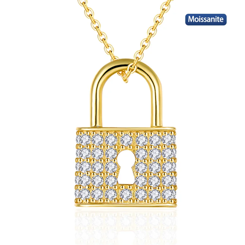 S925 Silver Moissanite Love Lock Pendants 1.1CT Customizable moissanite Hip Hop Style Jewelry Personalized rings Valentine's Day
S925 Silver Moissanite Love Lock Pendants 1.1CT Customizable moissanite Hip Hop Style Jewelry Personalized rings Valentine's Day