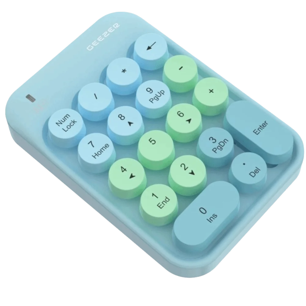 Colorful 2.4GHz Wireless Numeric Keypad 18 Keys Portable Numeric Keypad Number Pad Laptop
Colorful 2.4GHz Wireless Numeric Keypad 18 Keys Portable Numeric Keypad Number Pad Laptop