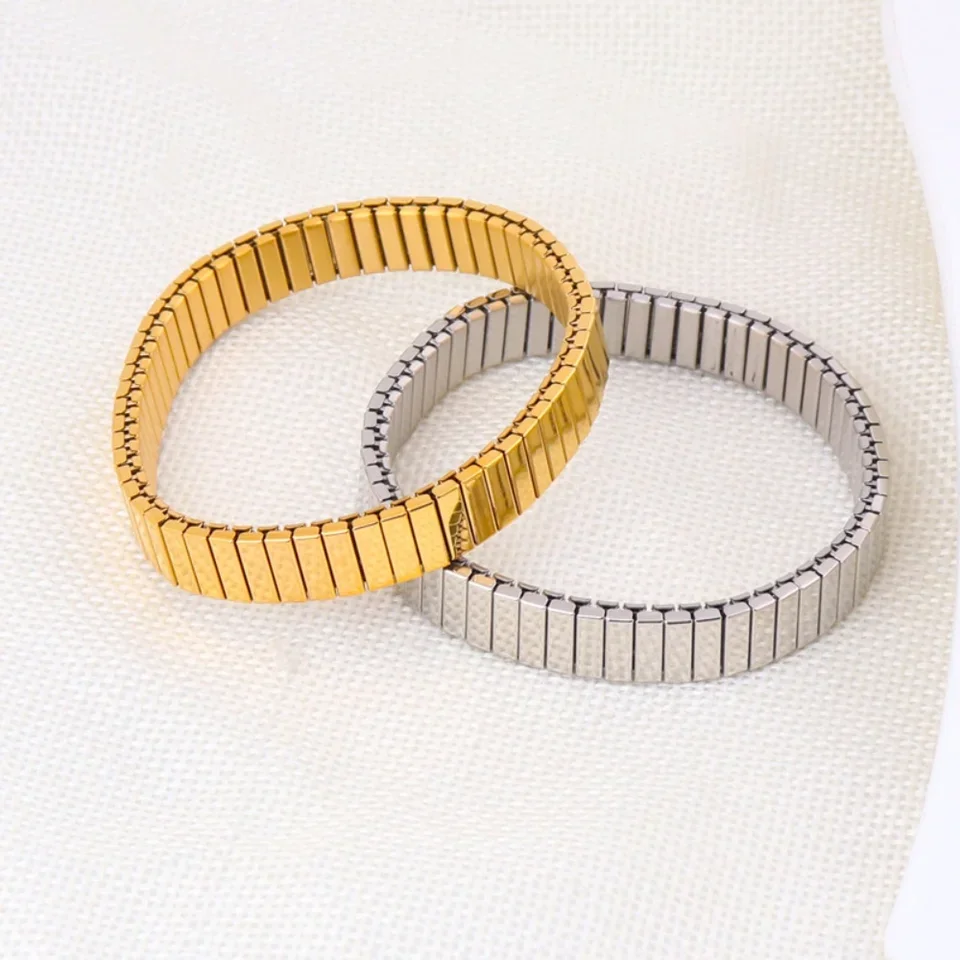 Fashion Stainless Steel 9mm Stretch Bangles For Men Simple Imitation Strap Bracelet Trendy Party Women Jewelry Accessories
Fashion Stainless Steel 9mm Stretch Bangles For Men Simple Imitation Strap Bracelet Trendy Party Women Jewelry Accessories