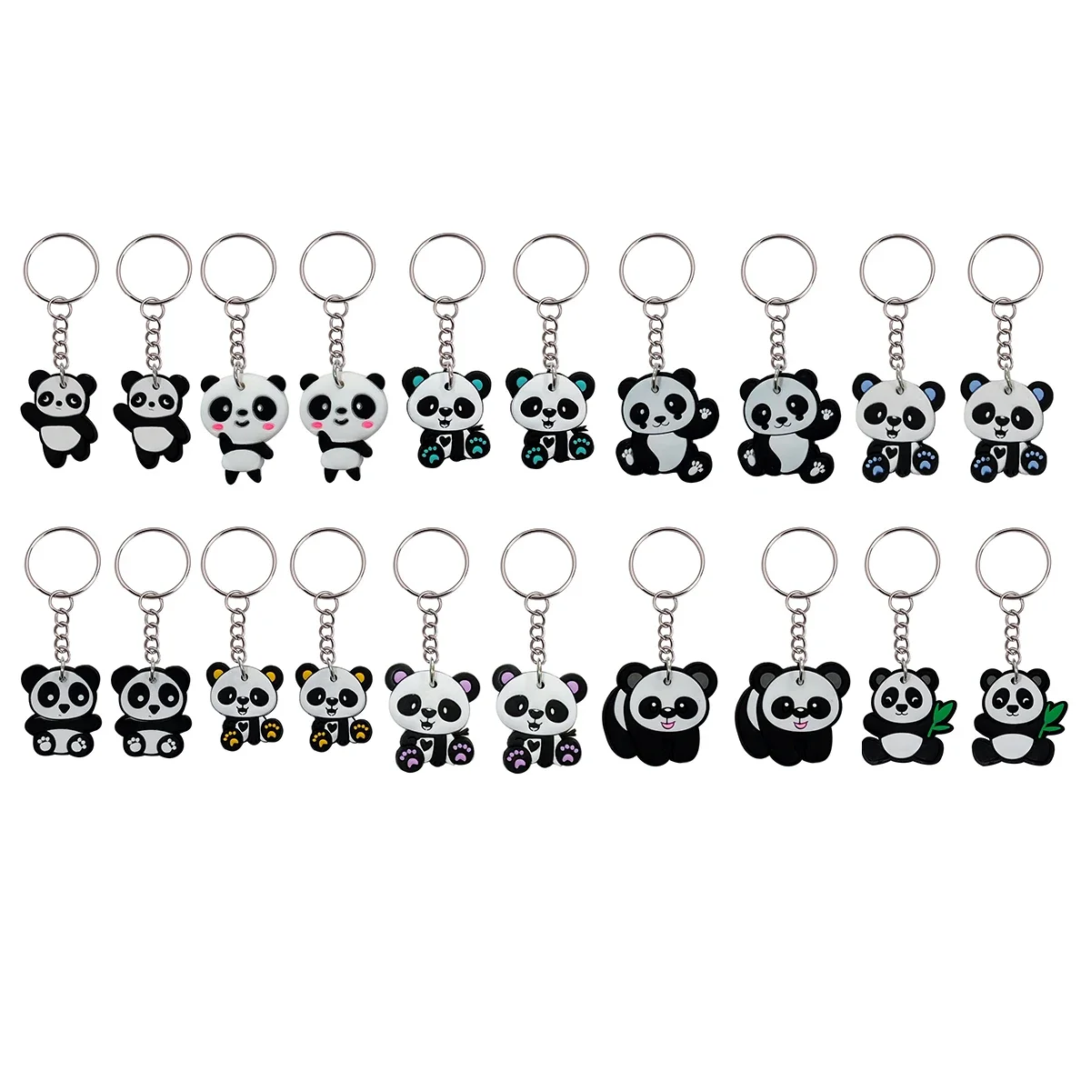 Set of 20 Cartoon Panda Bear Keychains Key Rings for Back-to-School Season Party Holiday Small Gifts Leisure Supplies
Set of 20 Cartoon Panda Bear Keychains Key Rings for Back-to-School Season Party Holiday Small Gifts Leisure Supplies