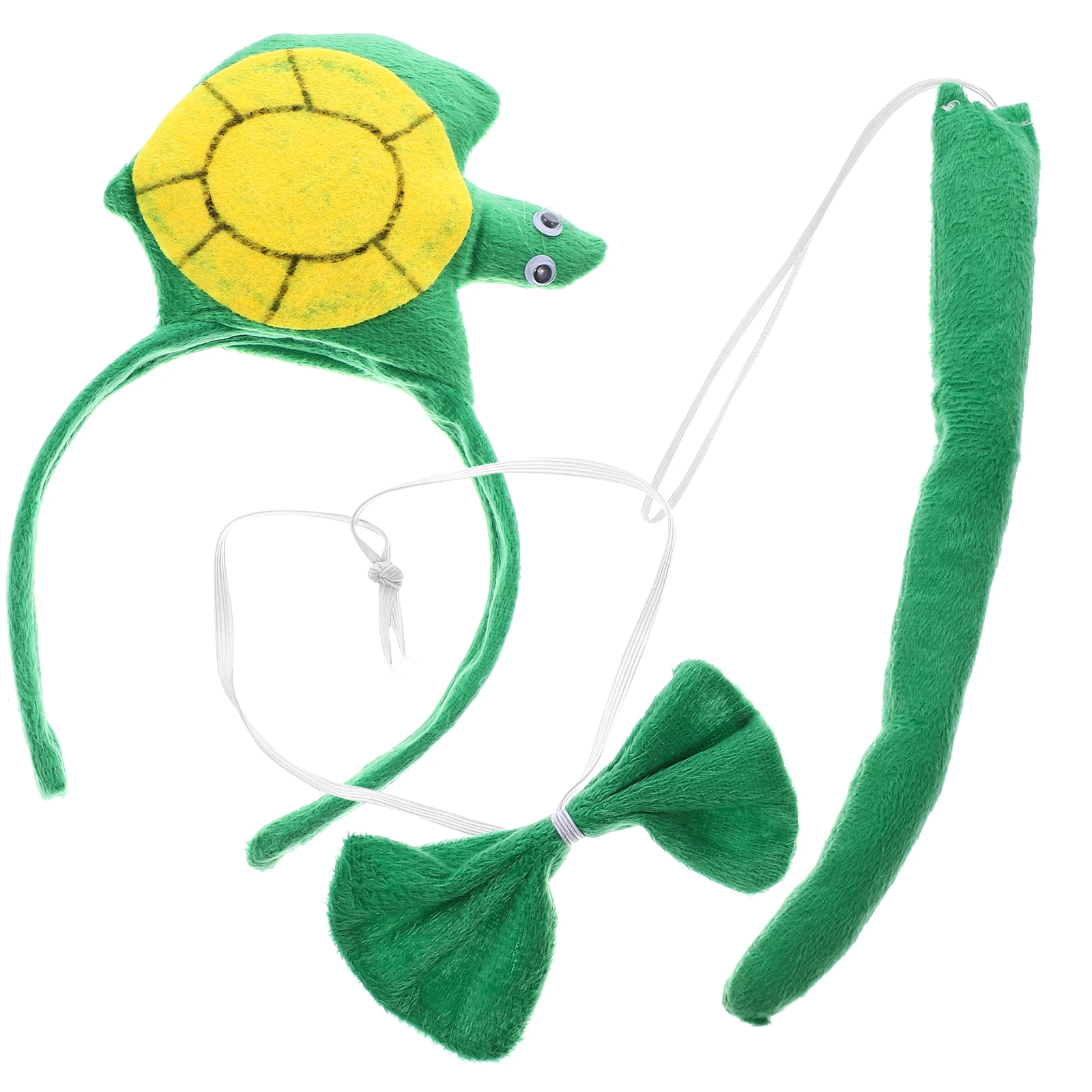 Tortoise Headband Costume Set Green Animal Props Kids Cosplay Tail Bowtie Soft Materials Festivals Parties Role Play Accessories
Tortoise Headband Costume Set Green Animal Props Kids Cosplay Tail Bowtie Soft Materials Festivals Parties Role Play Accessories